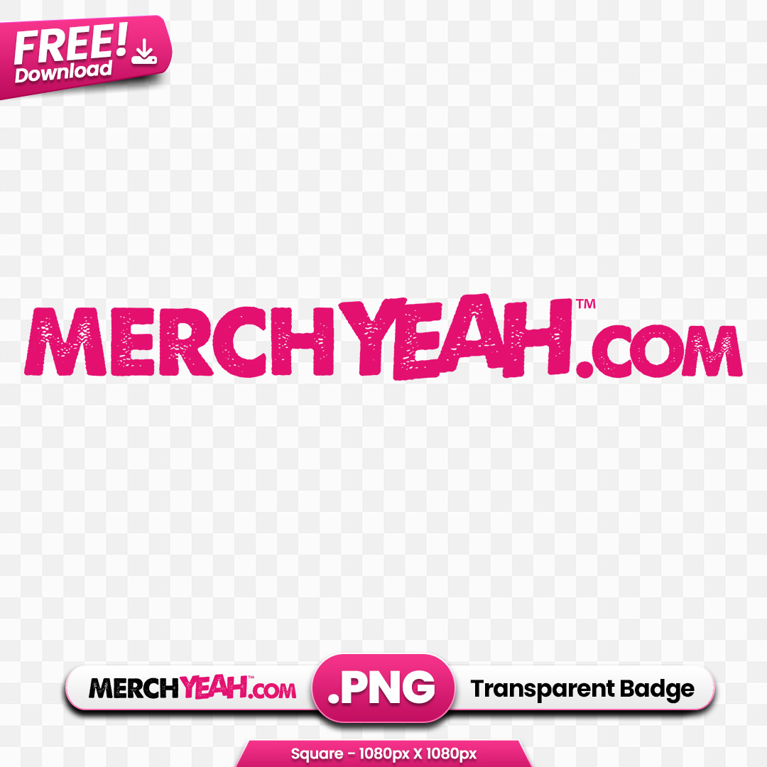 MerchYeah Dot Com Horizontal Logo Pink