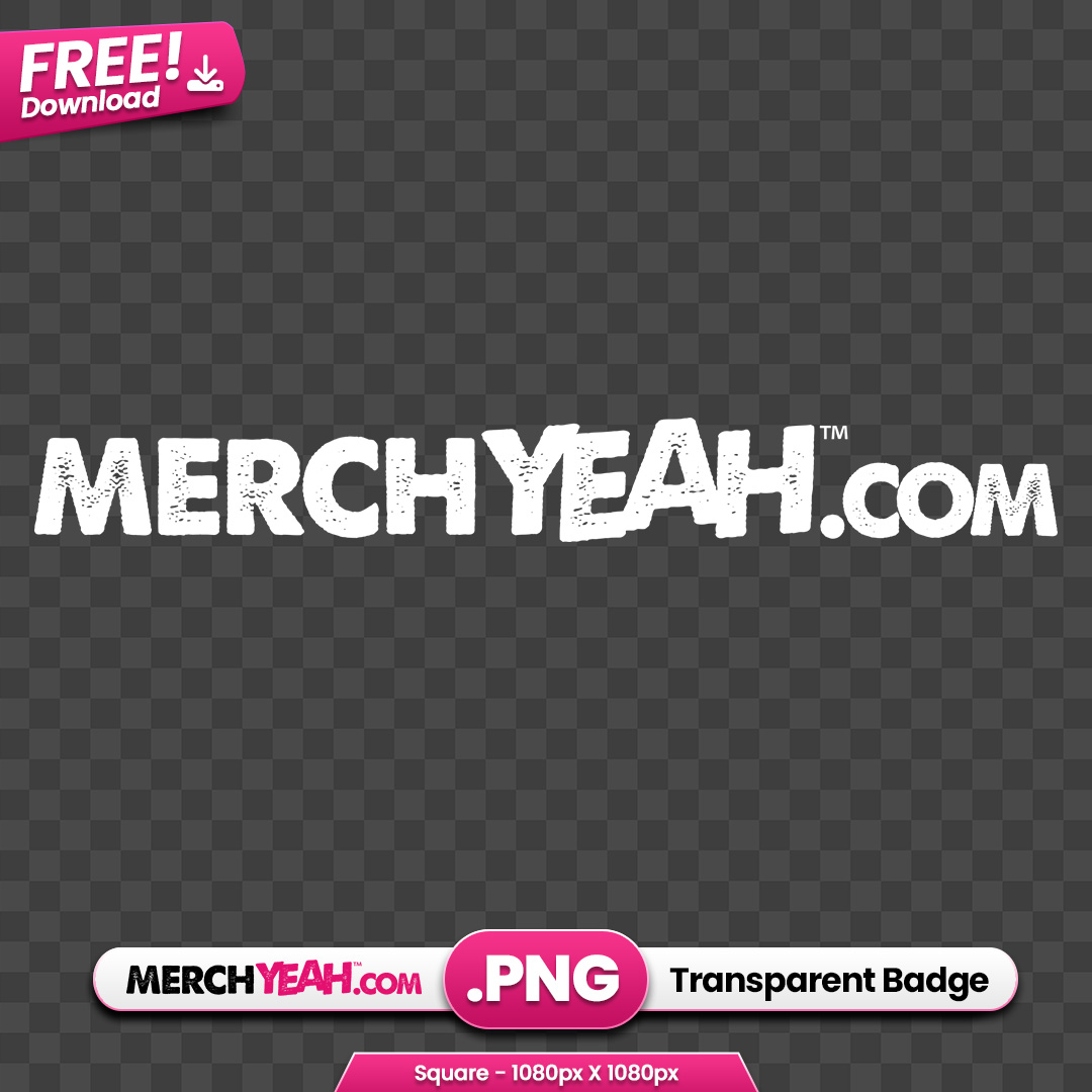MerchYeah Dot Com Horizontal Logo White