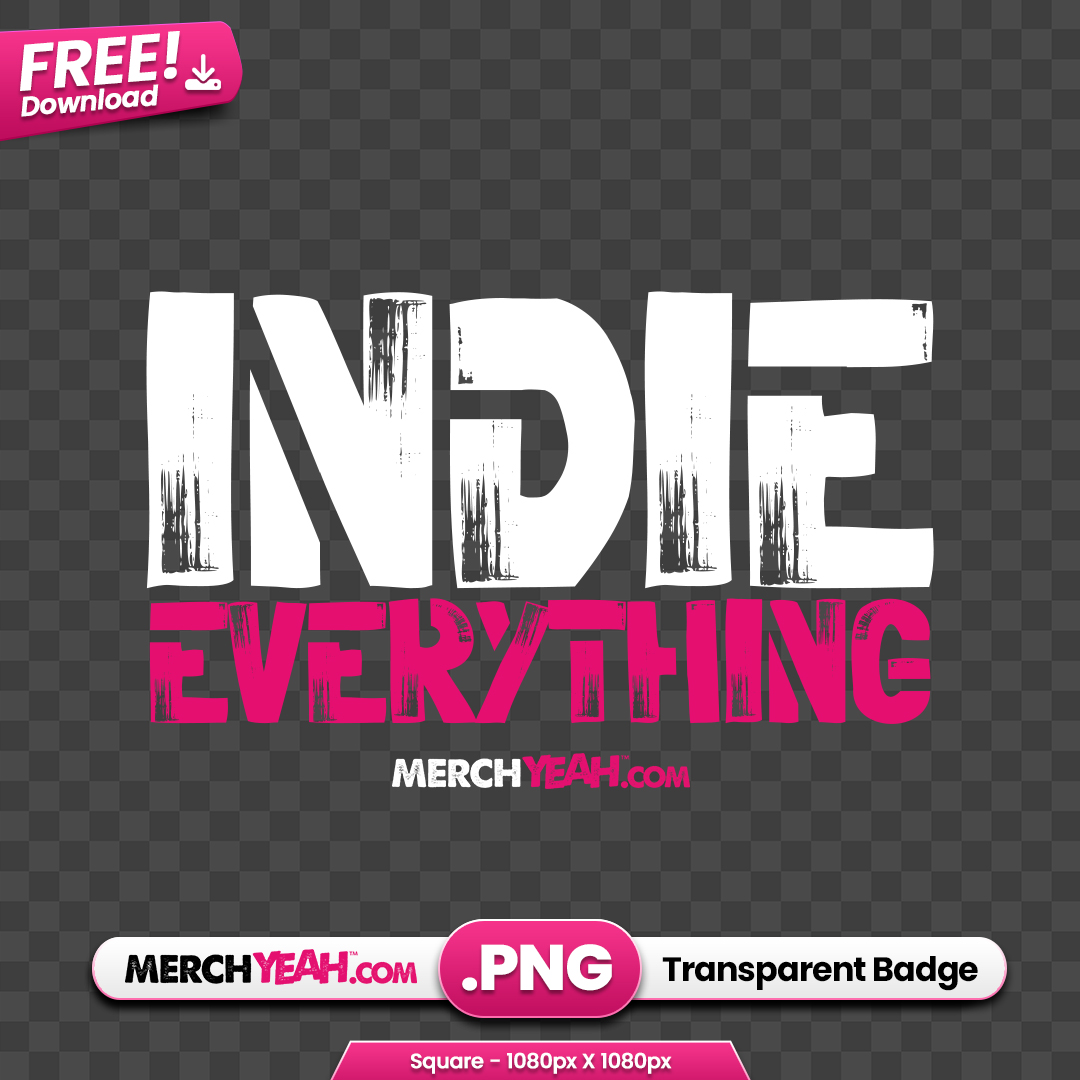 Indie Everything Logo for Dark Backgrounds