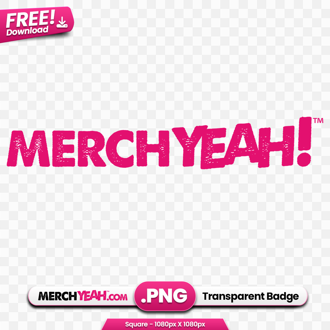 MerchYeah Horizontal Pink Logo
