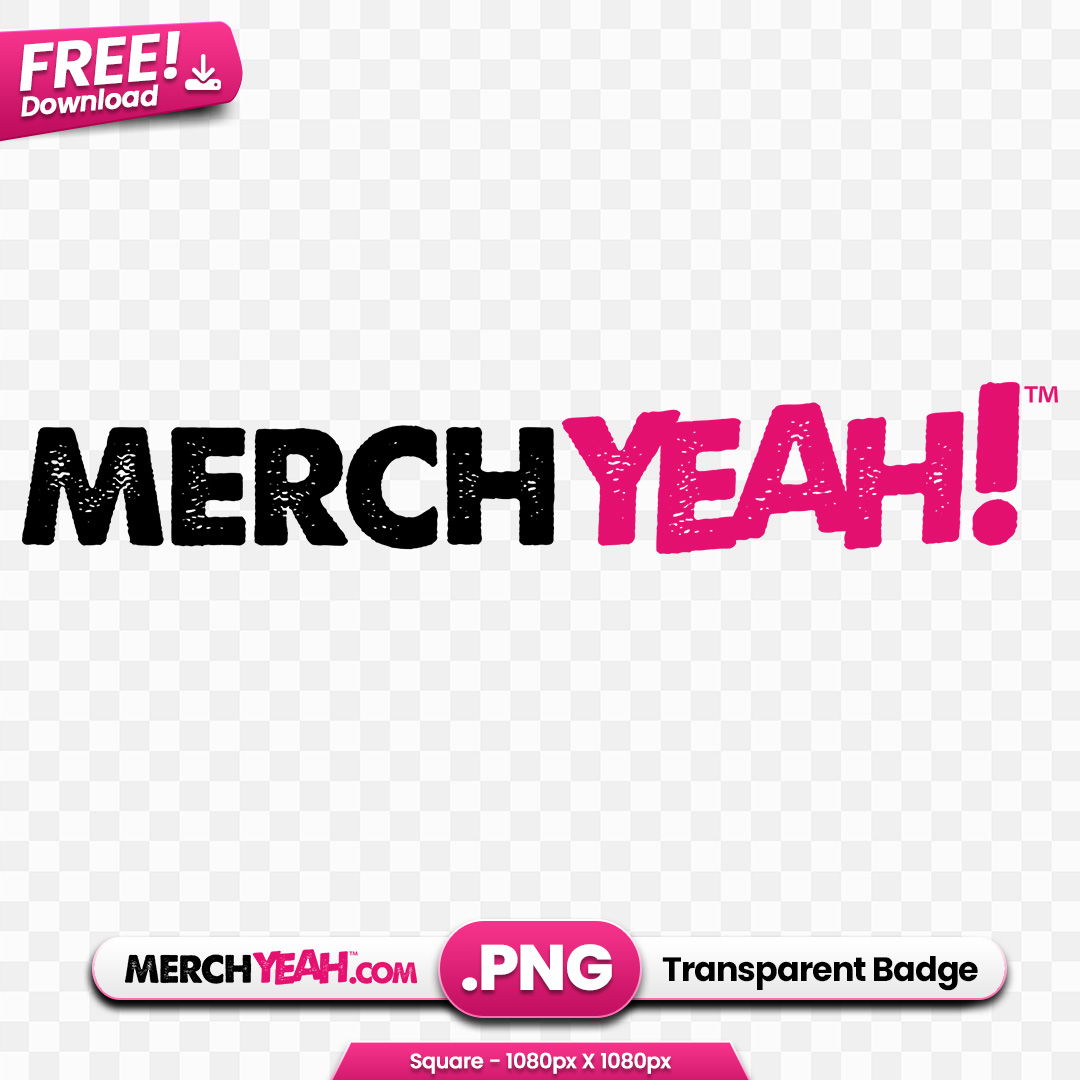 MerchYeah Horizontal Pink and Black Logo