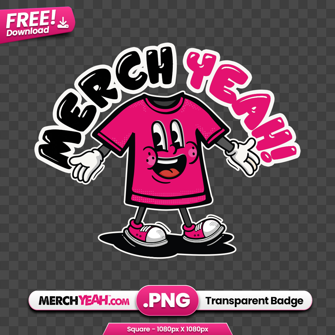 Merchy with text
