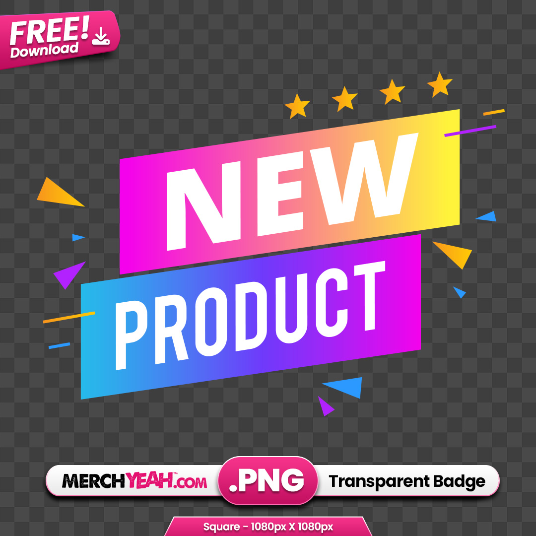 Bright New Product Badge