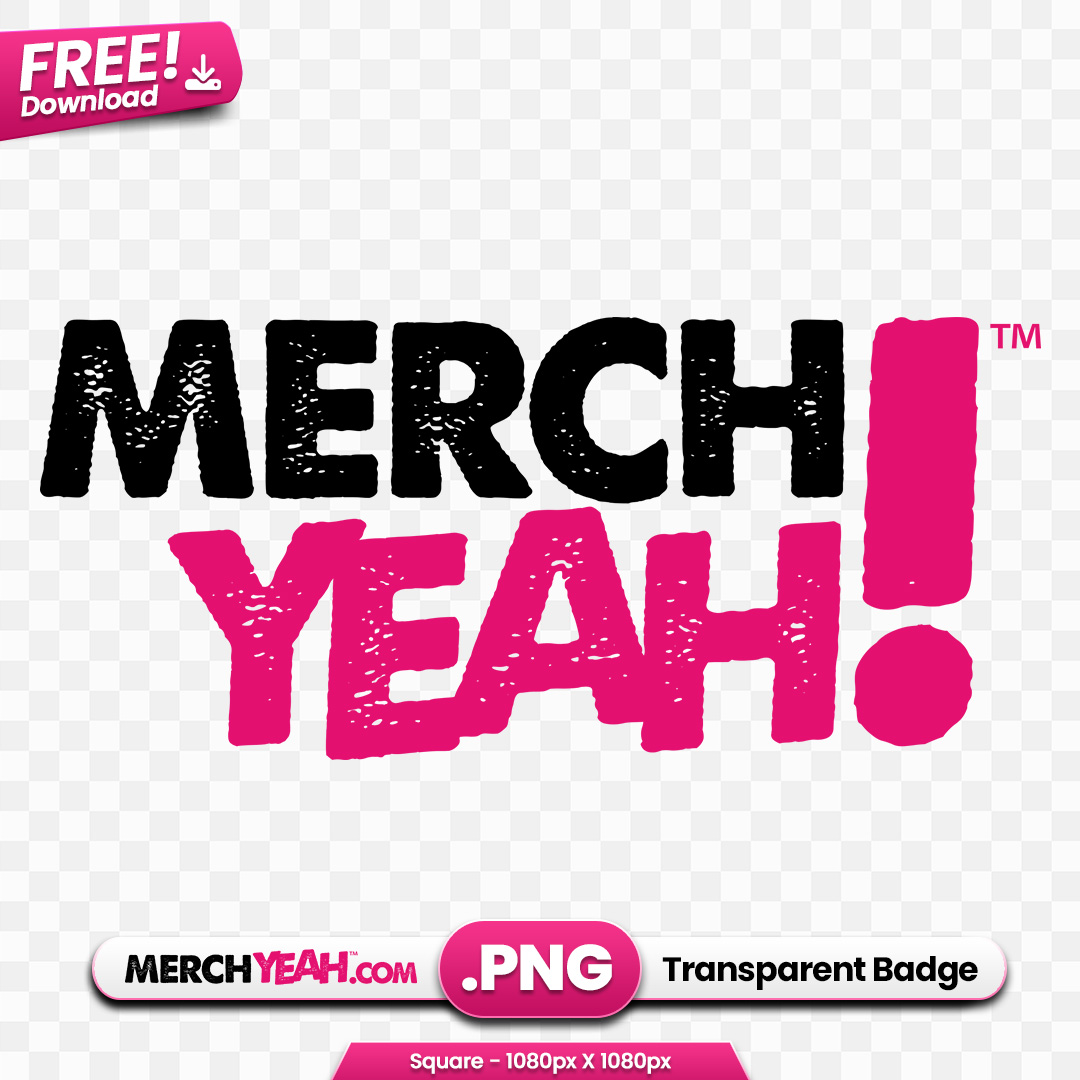 MerchYeah Pink and Black Logo