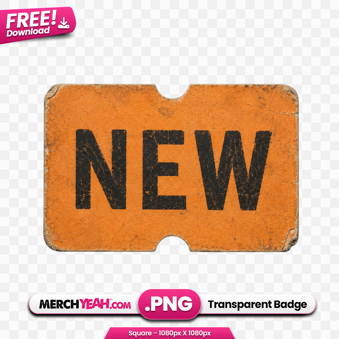 New OId Sticker Orange