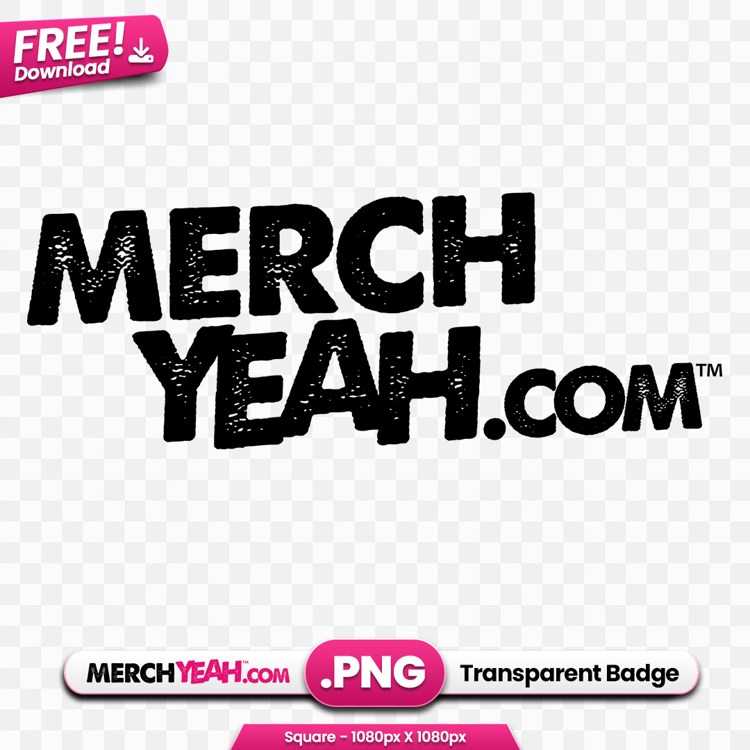 MerchYeah Dot Com Stacked Logo Black