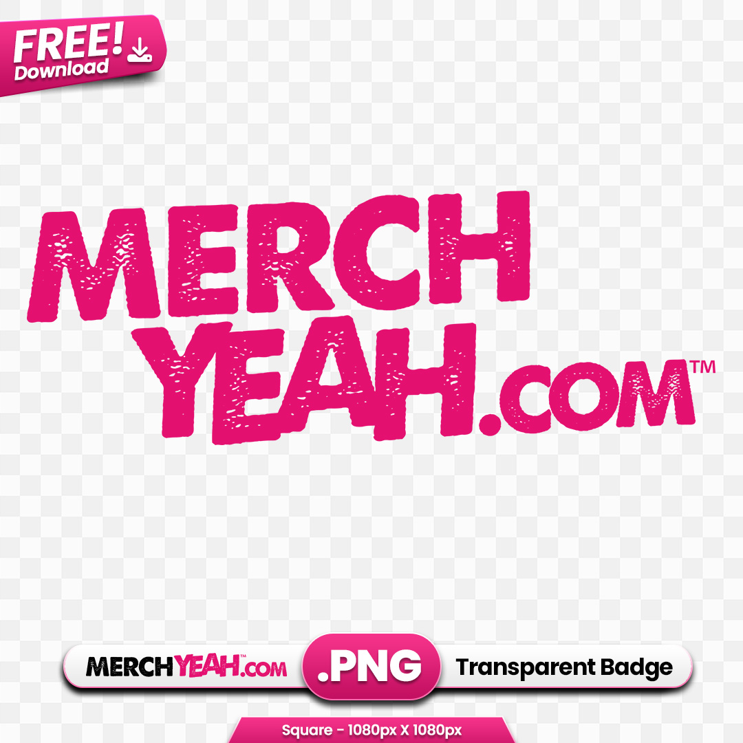 MerchYeah Dot Com Stacked Logo Pink