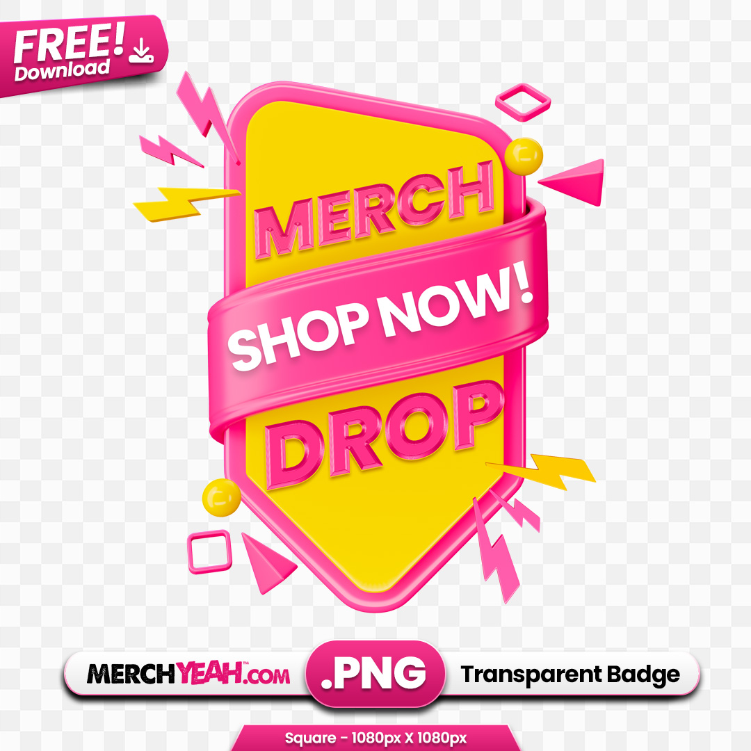 Starburst Merch Drop Badge