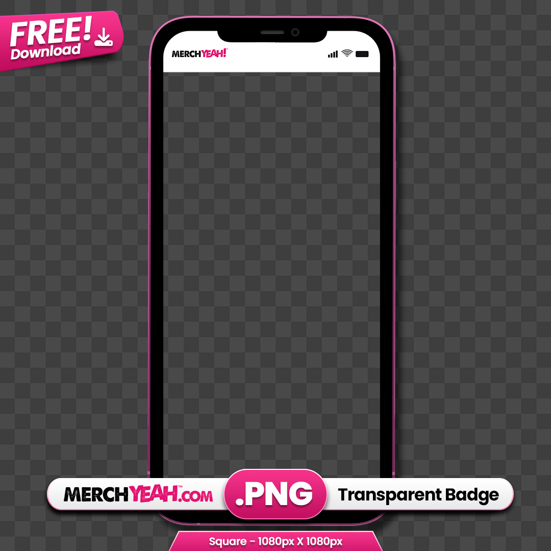 Transparent iPhone Frame Light