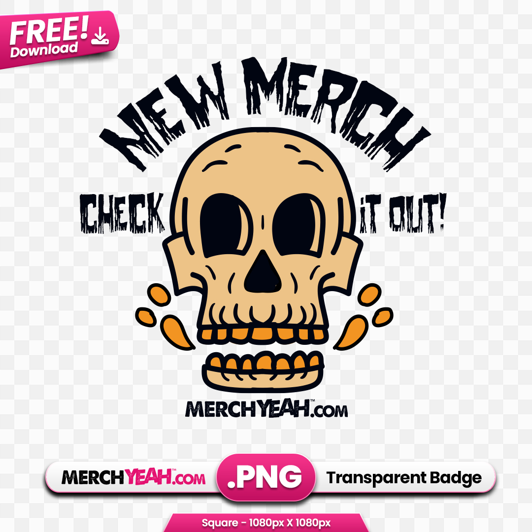New Merch Skull