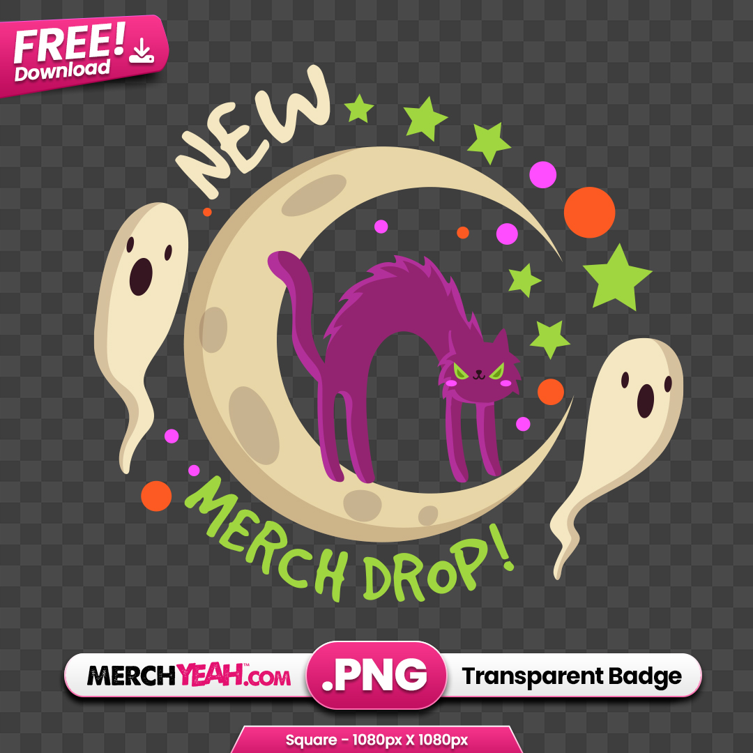 New Merch Drop Cat