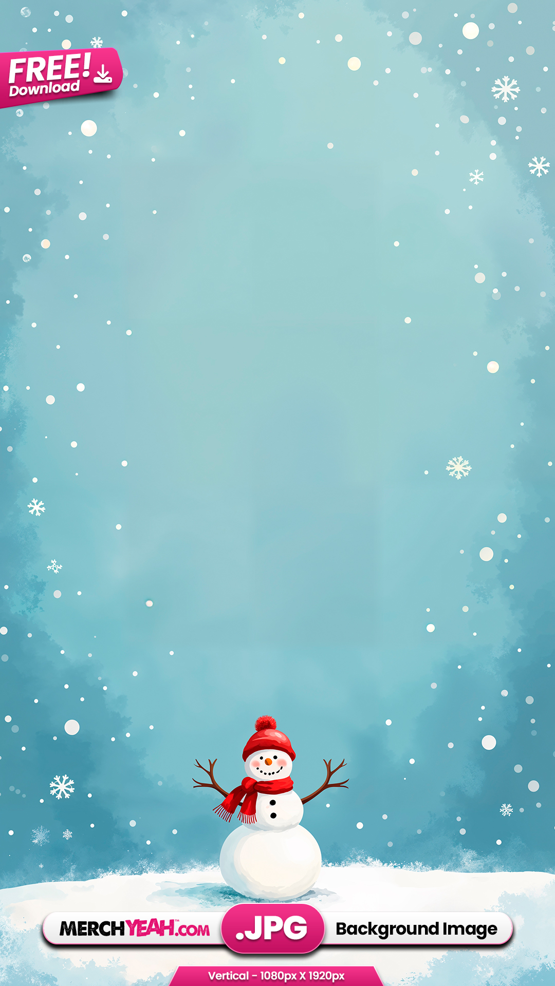 Snowman Background