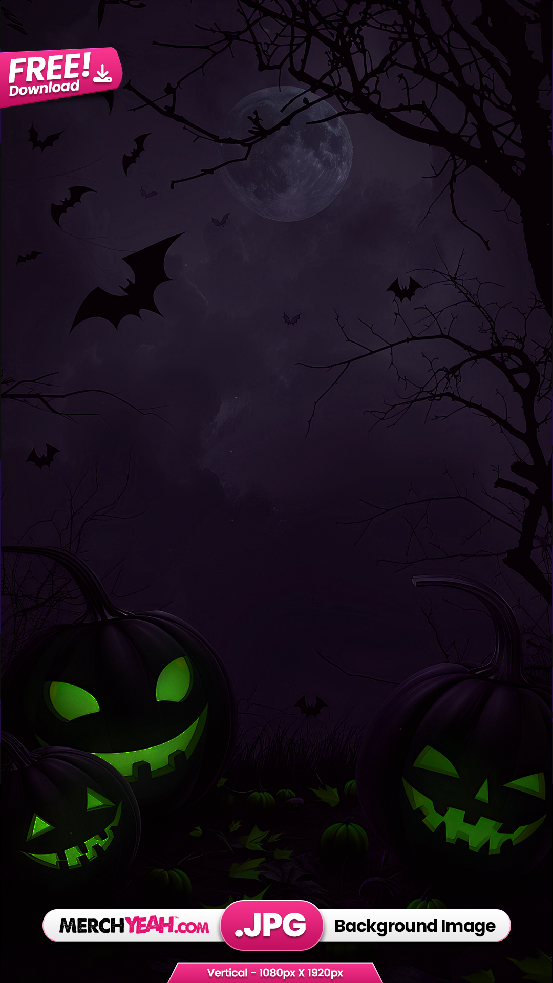 Purple Jack-o-lanterns