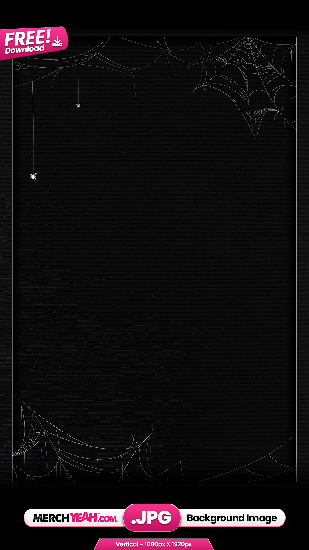Black Cobwebs Background