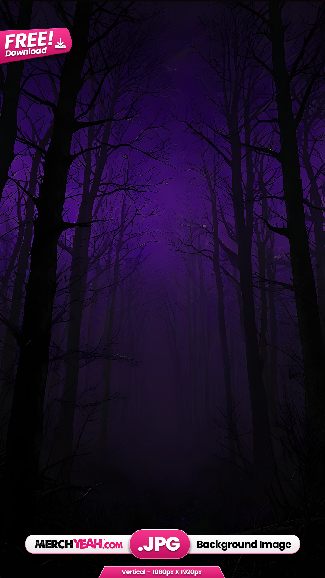 Spooky Purple Forrest