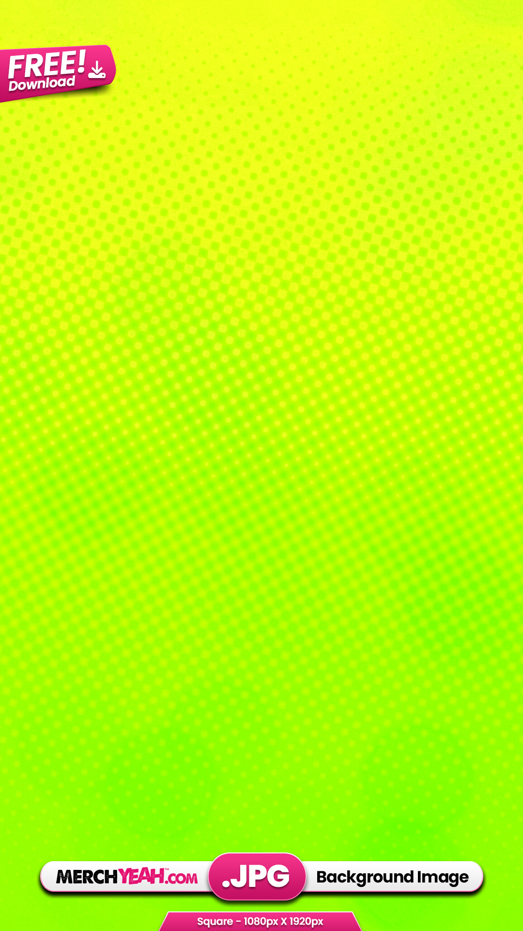 Yellow and Lime Gradient Halftone Background