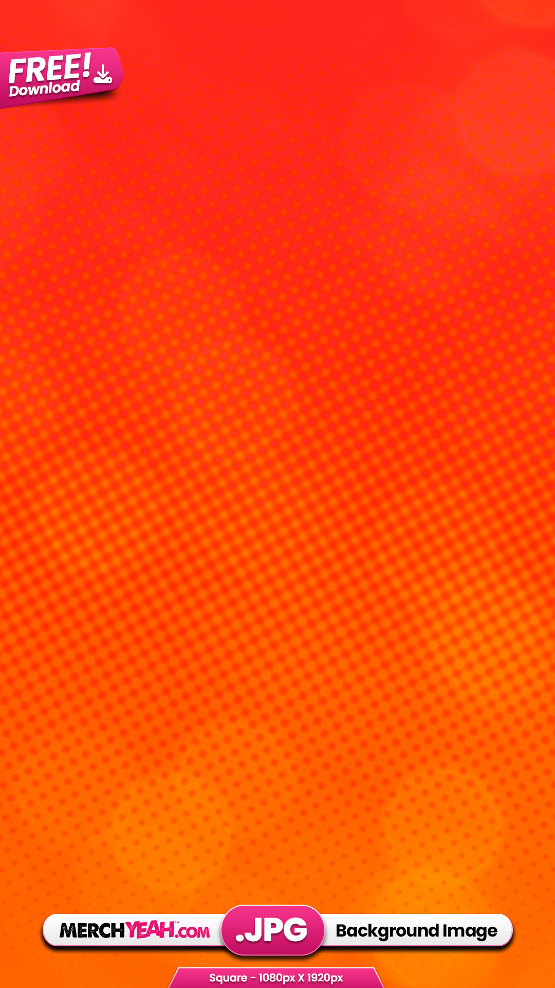 Orange and Red Gradient Halftone Background
