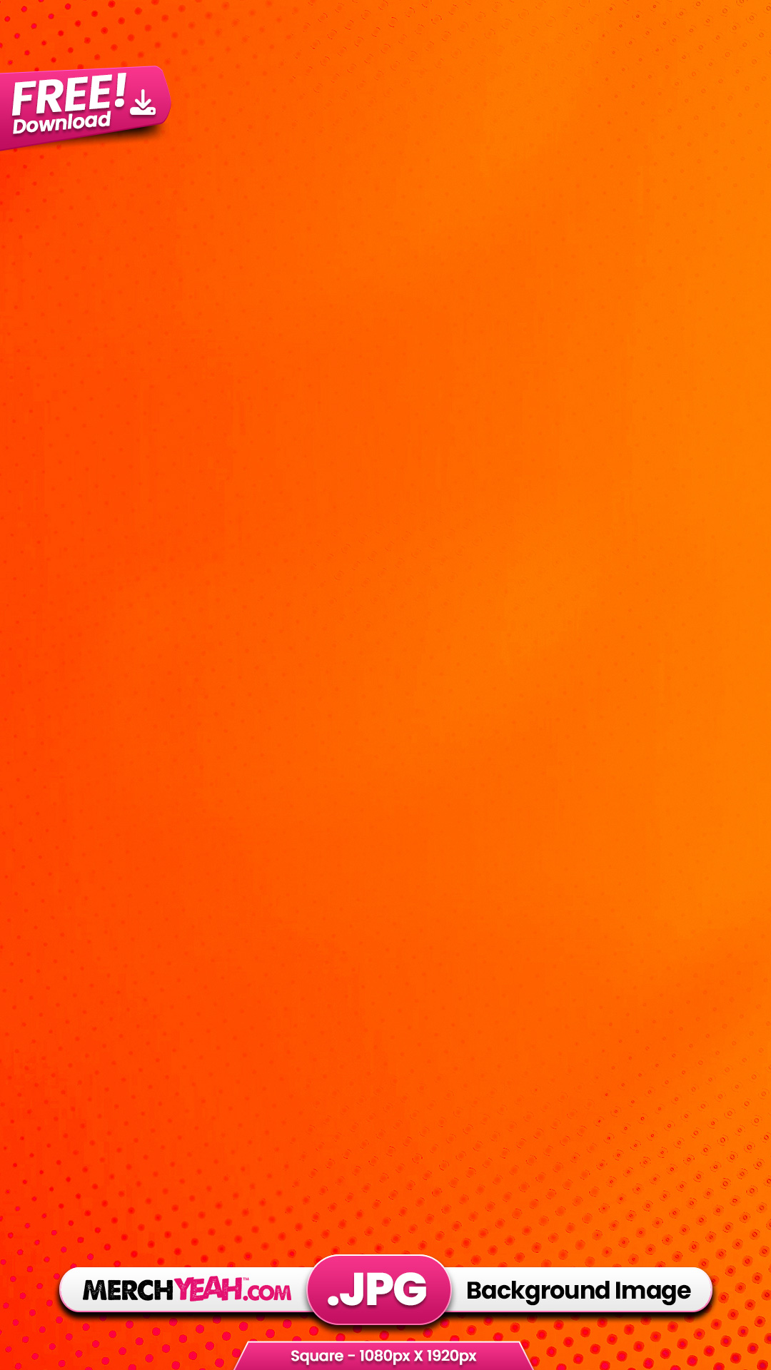 Orange Halftone Gradient Background