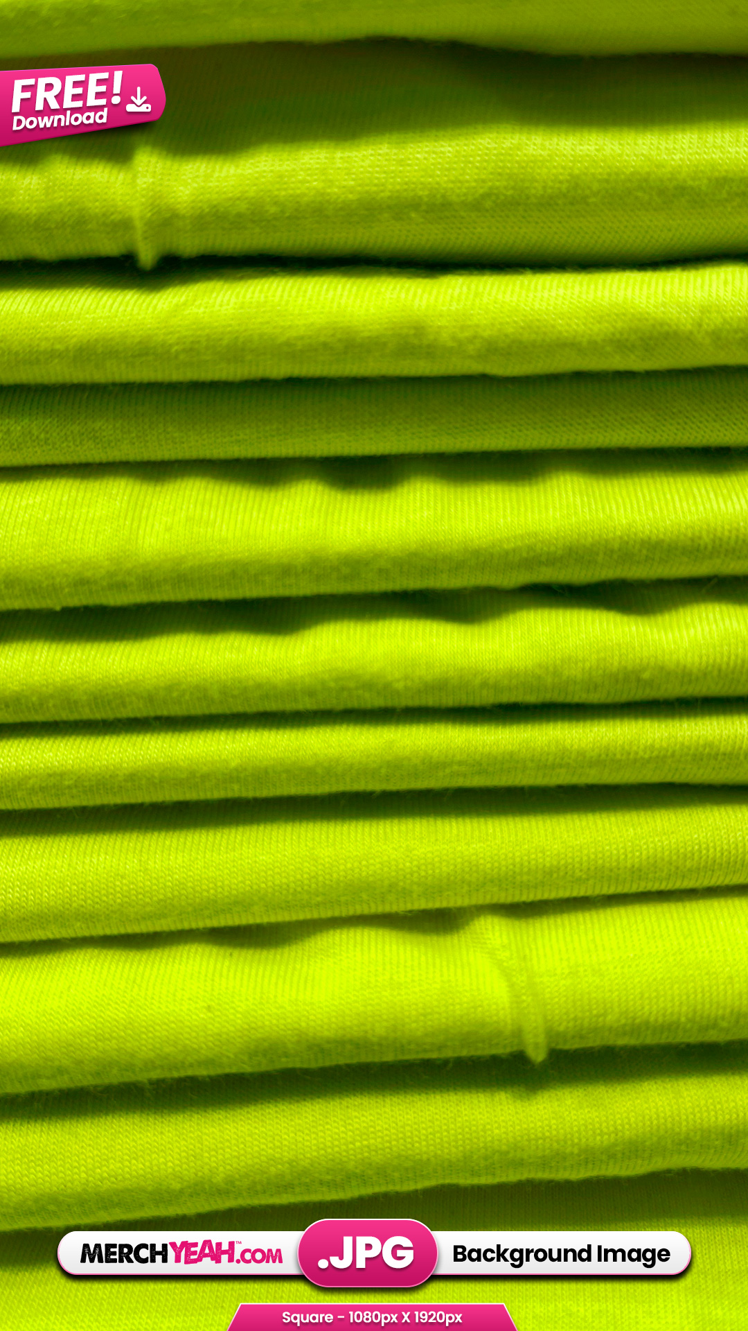 Lime Green Shirt Stack